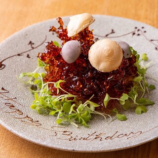 【記念日】近江牛ステーキなどメインを選べる全11品＋乾杯スパークリング＆プレート付